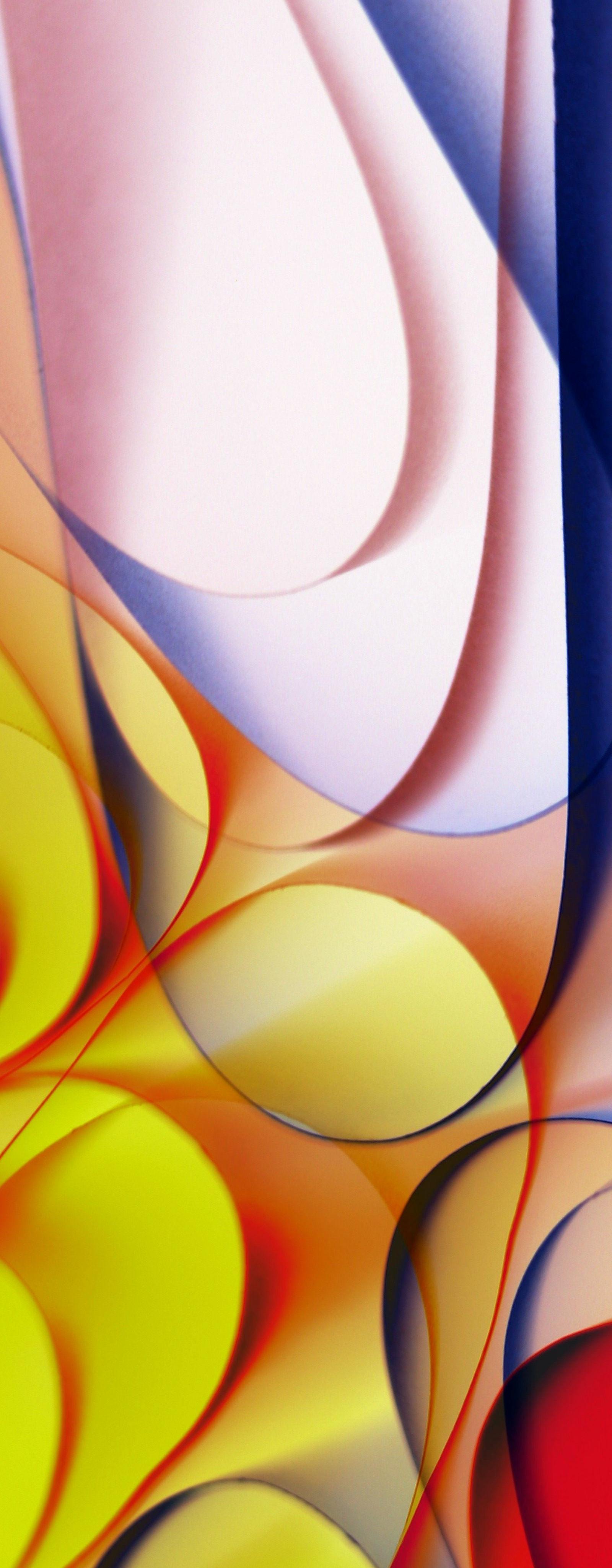 Colorful abstract art featuring dynamic curves and vibrant hues creating a vivid